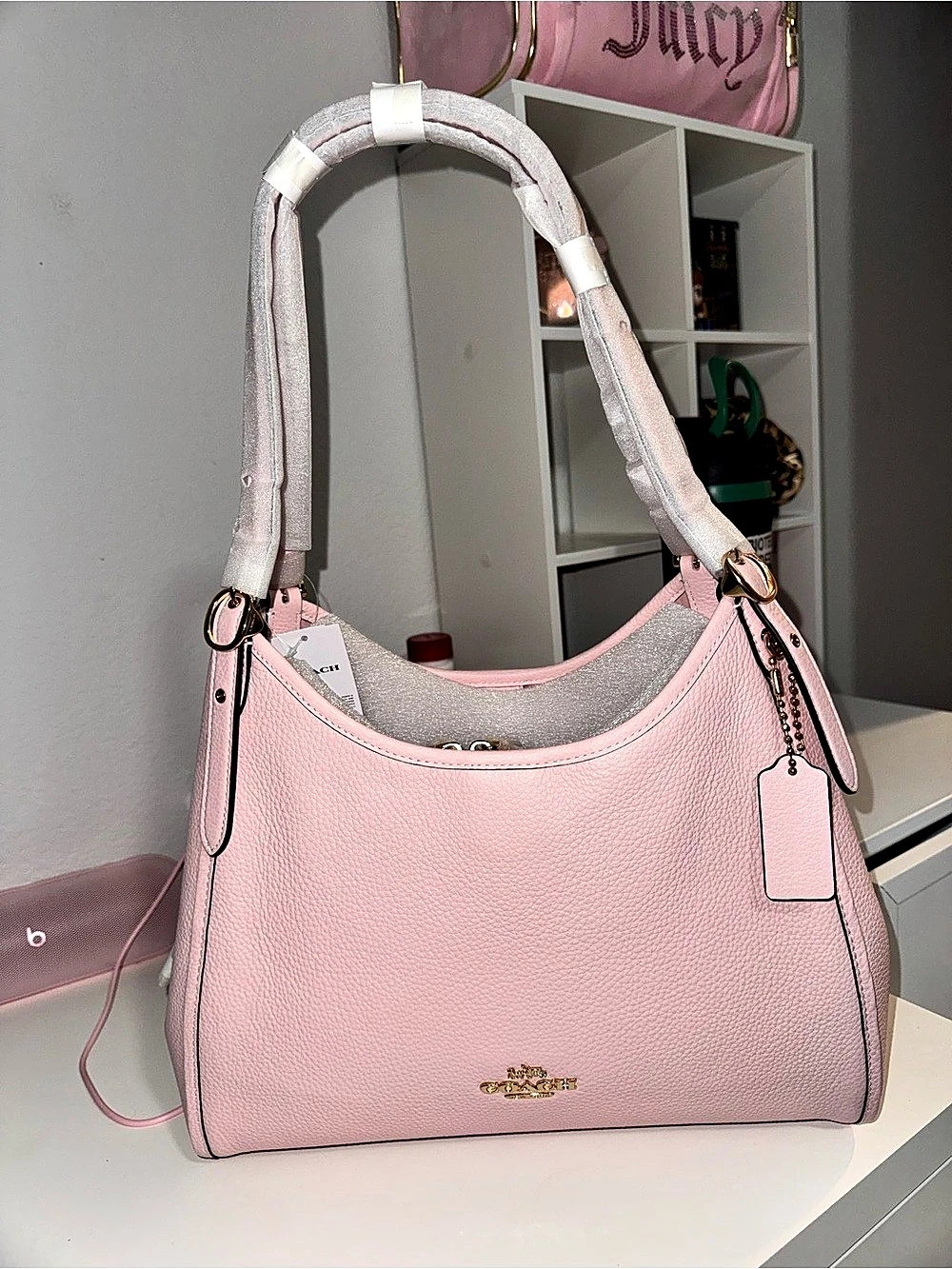 Coach Erin Shoulder Bag Pink NWT